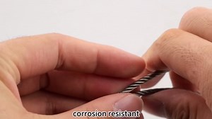 Breakaway Safety Cable Assembly 34370 Fit for UFP A-60 Disc and Drum Brake Actuators, Fit for Shorelander Trailers, Stainless Steel Replacement Cable