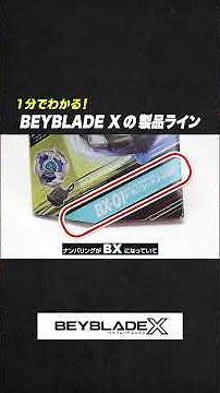 【BEYBLADE X】1分でわかる！BEYBLADE Xの製品ライン！
