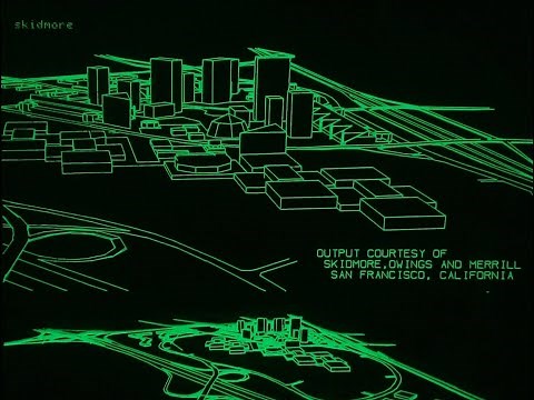 Tektronix 4052 Vector Graphics Computer - PLOT10 Demo