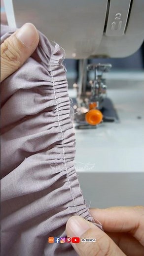 Effortless ruffling made fun: Watch the ruffler foot do the work!