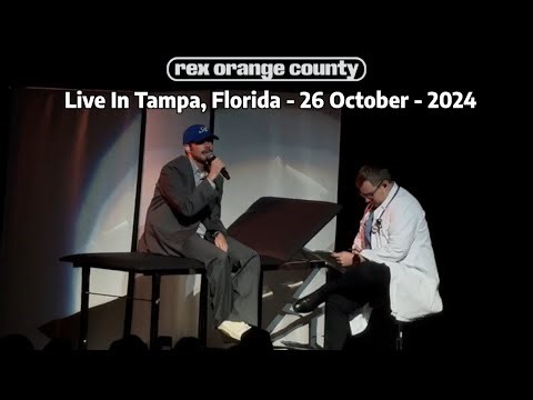 Rex Orange County - Live In Tampa, Florida - October 26th 2024 - Full Concert HD