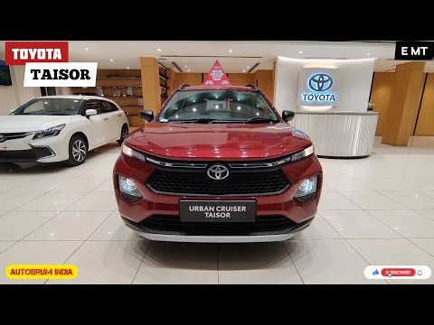 Toyota Urban Cruiser Taisor E MT 🔥 Base Model | Price, Mileage, Features & Worth Buying?