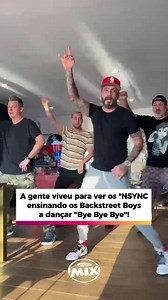 381K views · 9.1K reactions | Rivalidade? Aqui não!  Você já tinha visto o momento em que o Lance Bass, do *NSYNC, ensinou o Backstreet Boys a dançar "Bye Bye Bye"? A gente viveu pra isso! 朗 : lancebass no T1kT0k #nsync #backstreetboys #bsb #lancebass #nickcarter #aj #radiomix #radiomixfm | Rádio Mix FM | Facebook