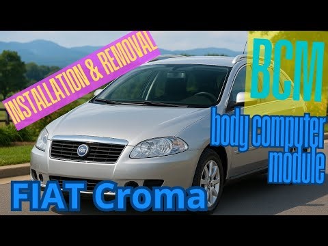 BCM (body computer module) removal & install | FIAT CROMA