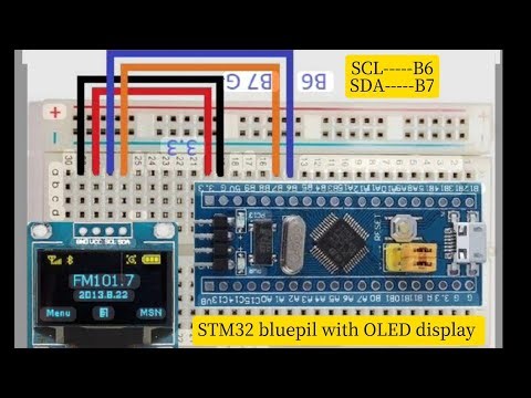 STM32 bluepill ESP8266 AND ARDUINO with OLED display CONNECTION DETAILS
