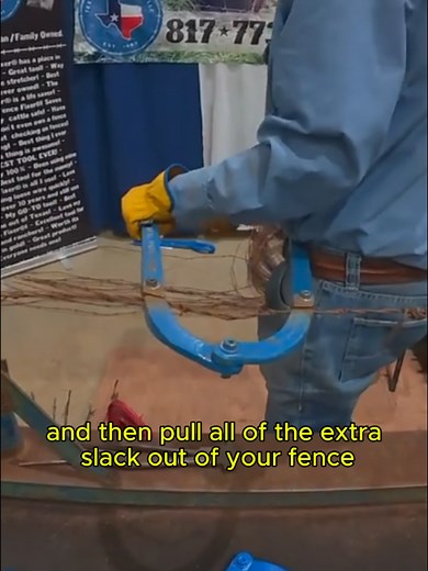 Fix Barb Wire Fence Easily with the Texas Fence Fixer Tool