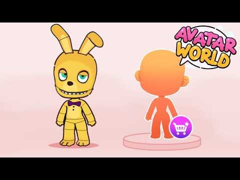 How to Make SPRINGTRAP in Avatar World 🎮🐰 | FNAF 2 Character Creation Tutorial
