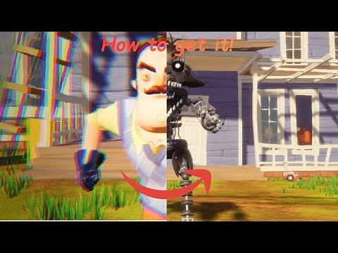How to get the Foxy Mod in Hello Neighbor FAST!