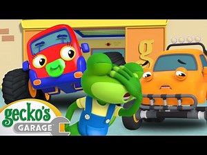 Baby Truck Monster Truck Mix Up | Gecko's Garage | Trucks For Children | Cartoons For Kids