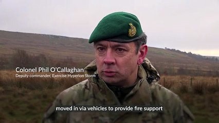 British troops on moorland exercise ahead of NATO special operations forces role