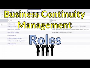 Business Continuity Management Roles