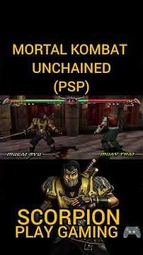 MORTAL KOMBAT UNCHAINED (PSP) PLAY GAMING 🎮
