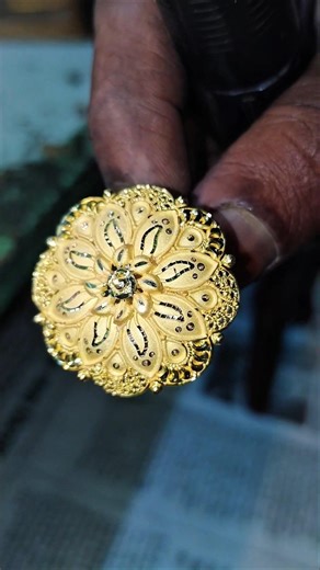 How to gold ring hand machine cutting newring design making video #akashgolddesign