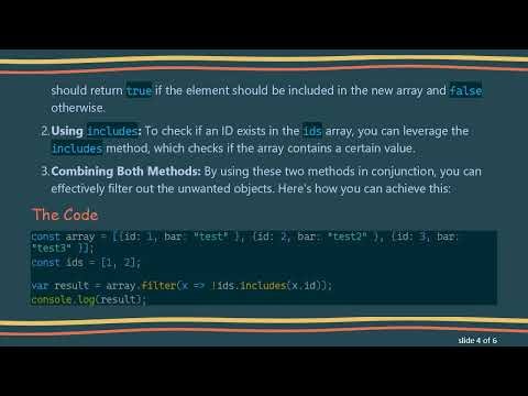 How to Filter an Array with Another Array in JavaScript