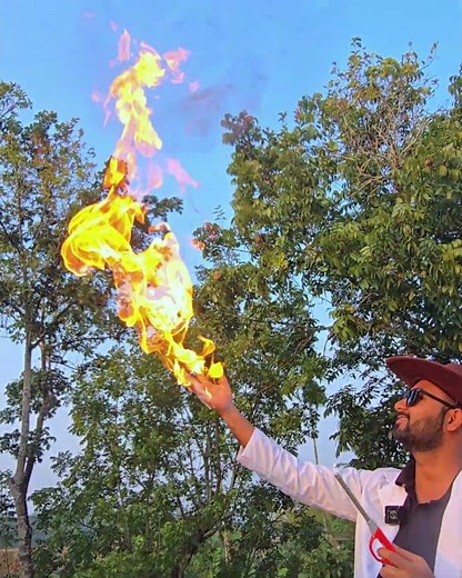 Fire on hand Experiment #trickstogo #science #expeiment