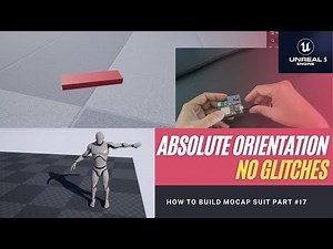 Absolute / perfect orientation out of IMU (BNO055) without glitches | Realtime to Unreal (UE4 / UE5)