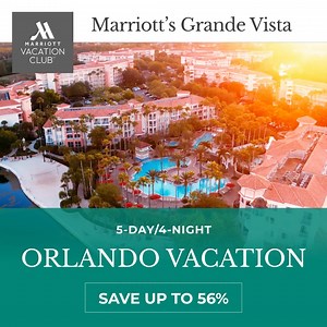 50K views · 91 reactions | Enjoy a 5-day/4-night family resort vacation at Marriott’s Grande Vista in Orlando, FL. Stay in a guest room with a kitchenette. From $399 per family, valued at $916. | Marriott Vacation Club | Facebook