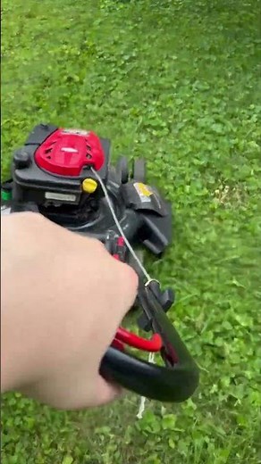 Troy bilt 21inch walk behind mower powered by a 7hp Briggs and Stratton