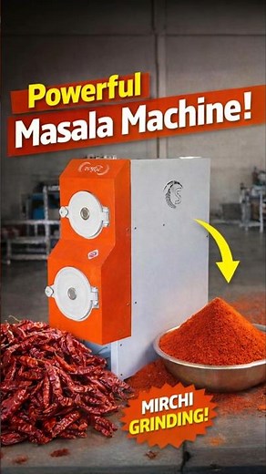 Samruddhi 3HP Double Chamber Masala Machine