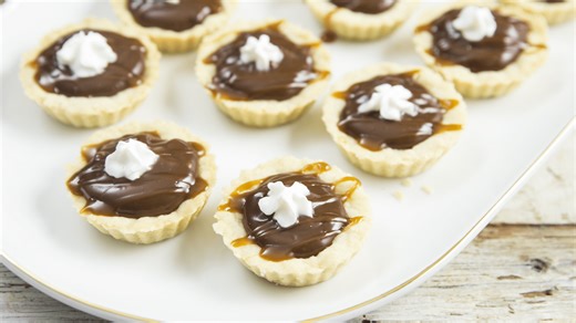 Caramel Hazelnut Tartlets