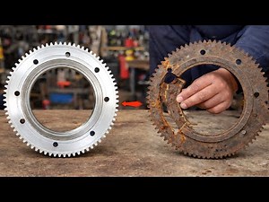 Complete Flywheel Ring Gear Restoration | Old to New Transformation