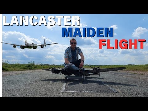 Avro Lancaster Maiden Flight! Funtioning Mid Upper Turret?!
