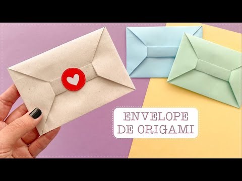 COMO FAZER UM ENVELOPE DE PAPEL: FÁCIL E CRIATIVO | COMO FAZER? | IDEIAS RÁPIDAS - DIY