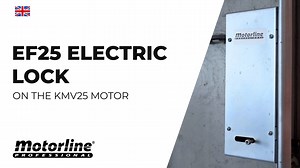 EF25 Electric lock on the KMV25 motor (EN)