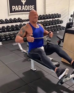 1.3M views · 43K reactions | Don’t get too close kids, he bites. Great Saturday back session in the IP consisting of all giant sets. Pulled hard and pushed thru. Highly recommend. Enjoy your weekend my friends and get some. #IronParadise #EnterAtYourOwnRisk #LifeInsuranceOptional | Dwayne The Rock Johnson | Facebook