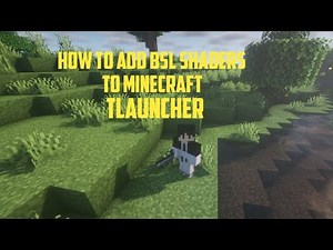HOW TO ADD BSL SHADERS IN MINECRAFT | TLAUNCHER