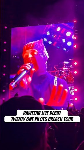 RAWFEAR LIVE DEBUT | Twenty One Pilots Breach Tour Night 1! #twentyonepilots #music #breach
