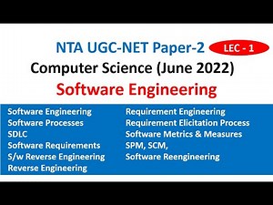 Software Engineering Important Concepts Detailed Explanation with Examples | Lec-1 NTA UGC NET CS