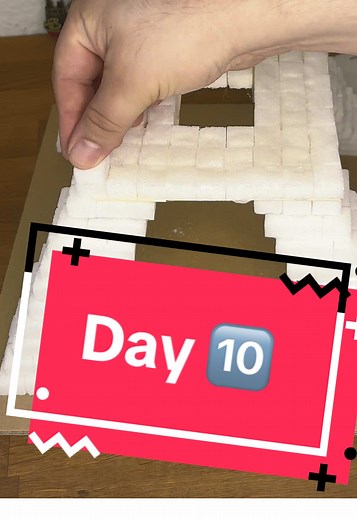 Building the Eiffel Tower with Sugar Cubes: Day 10