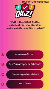 What is the default Apache document root directory for serving websites on a Linux system?