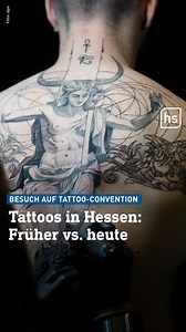 Vor 40 Jahren waren Tattoos in Hessen echt selten. Auf der Tattoo-Convention in Frankfurt sieht das ganz anders aus: Hier kommen Menschen aus der ganzen Welt angereist, um gemeinsam die Tattoo-Kunst zu feiern, neue Techniken zu lernen und sich tätowieren zu lassen. | hessenschau