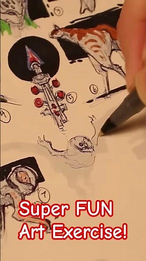 FUN Sketching Technique for Concept Artists