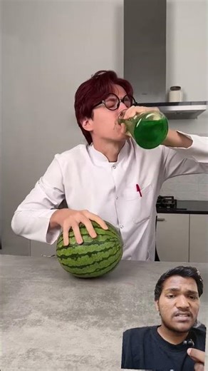 Watermelon experiment gone wrong😯🧪