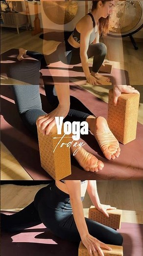 Idées de posture de yoga avec les briques