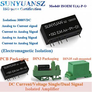 [Hot Item] Electromagnetic Isolation DC Current Voltage Signal Isolated Amplifier 0-5V to 4-20mA Signal Isolation Transmitter IC