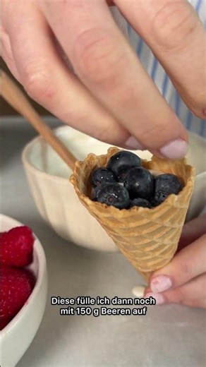 Berry Cornet – ANA+NINA #berries #berryenthusiast #cornet #summer #dessert