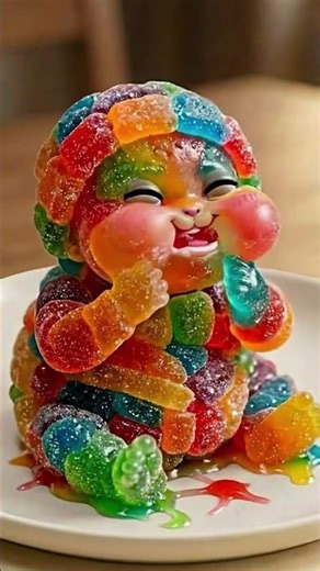 🍬 Funny Jelly Candy Cartoon | Cute & Colorful Animation 😄 | YouTube Shorts