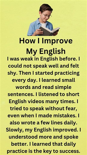 How I Improve My English || Fluent English || Learn English || Listen And Practice
