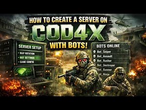 How to Make a Private Server on COD4X with Bots! | 2026 Tutorial