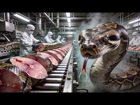 Inside the Modern Snake Meat Factory: The Incredible Process You’ve Never Seen Before