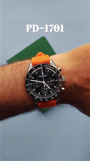 Pagani Design PD-1701 on Orange Strap 🔥 | Bold Watch Setup