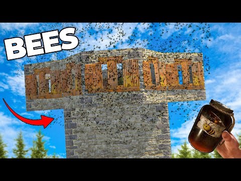 I Crashed Official Rust With Over 100,000 Bees
