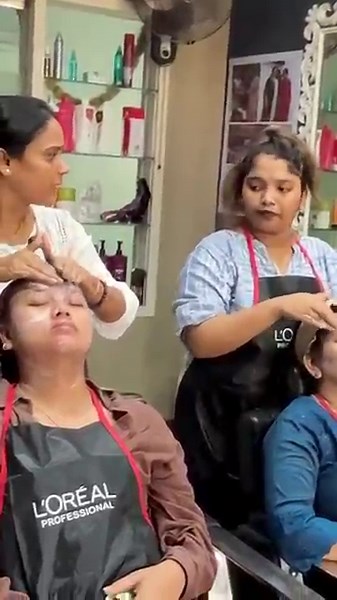 How to do facial properly practice for beginners students | facial scrub Kaise karein | olive virar|