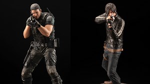 Resident Evil: Vendetta Chris And Leon Figures Hold Guns
