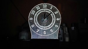 How To Make 3D Illusion Clock Night Vision Clock