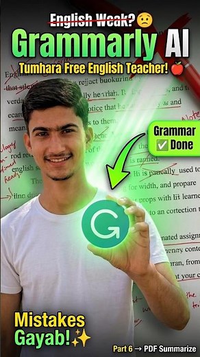 Grammarly AI — Fix English Mistakes in Seconds! 🤯 #shorts